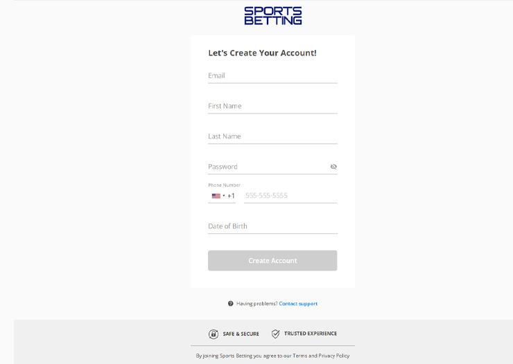 mastercard betting site personal details on sign up