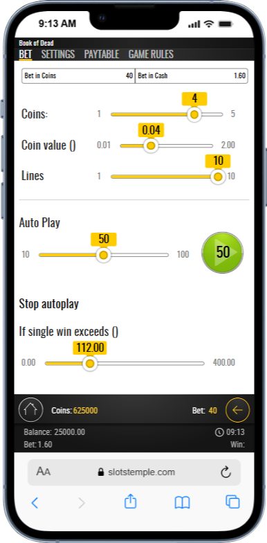 Step 2 – Spin the Reels and Watch Ancient Symbols Unfold - book of dead slot review