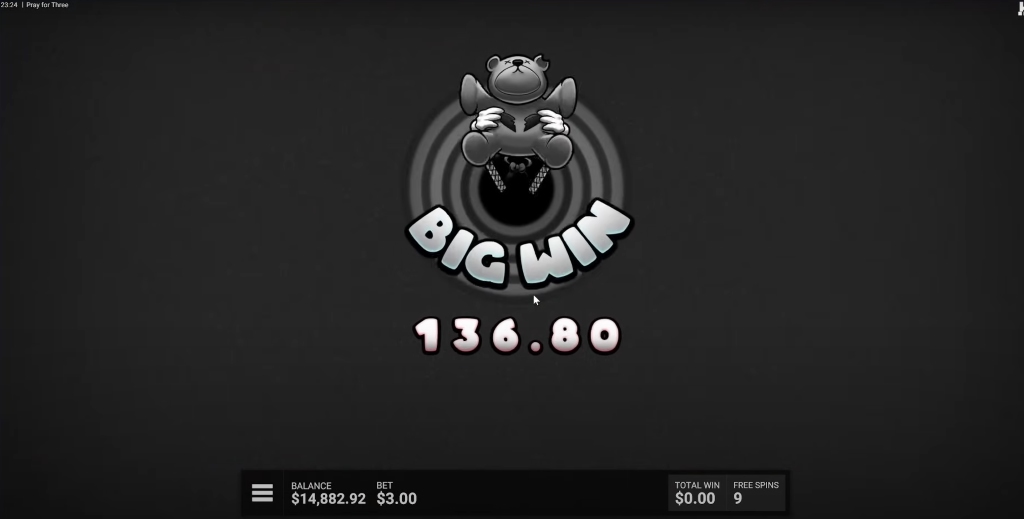pray for three slot wining game