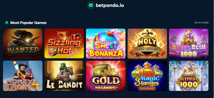 betpanda.io popular games