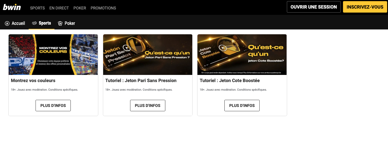 Bwin bonus de bienvenue