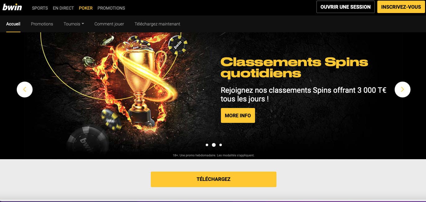 Bwin homepage poker