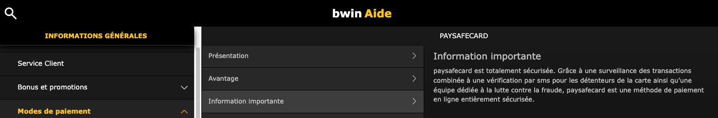 Bwin casino paysafecard