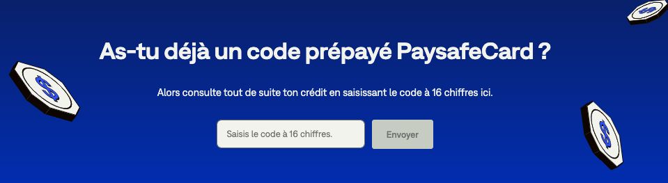 vérification crédit casino paysafecard