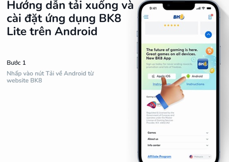 Chọn tải App cá cược bóng đá cho Android