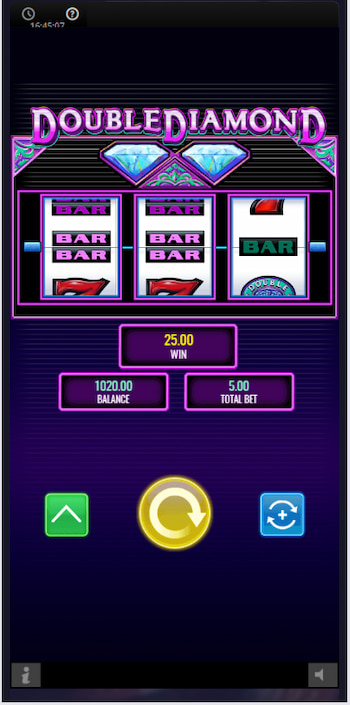 Double Diamond Slot Review: Mobile Client