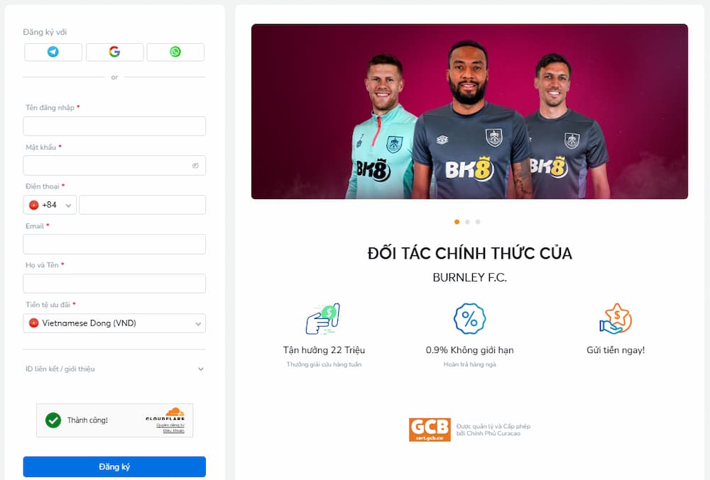 Mở tài khoản chơi cá độ online