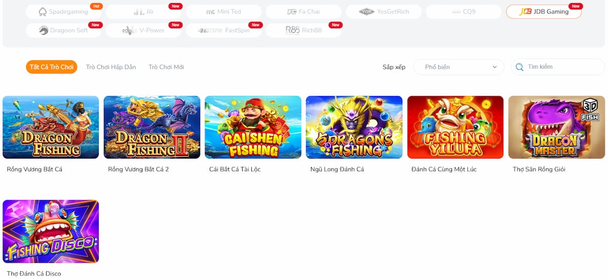 Trải nghiệm game Bắn Cá của JDB Gaming 