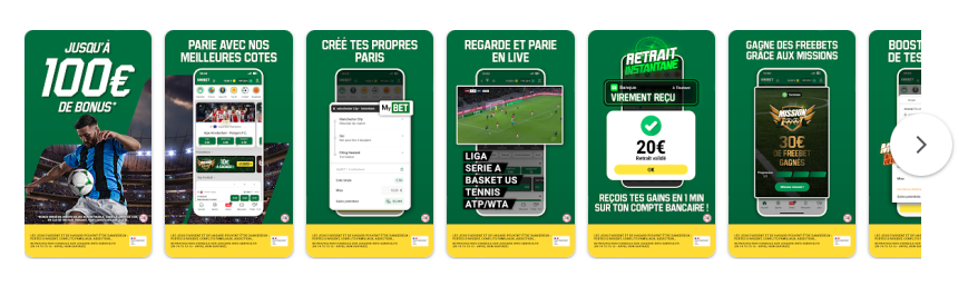 Unibet application mobile