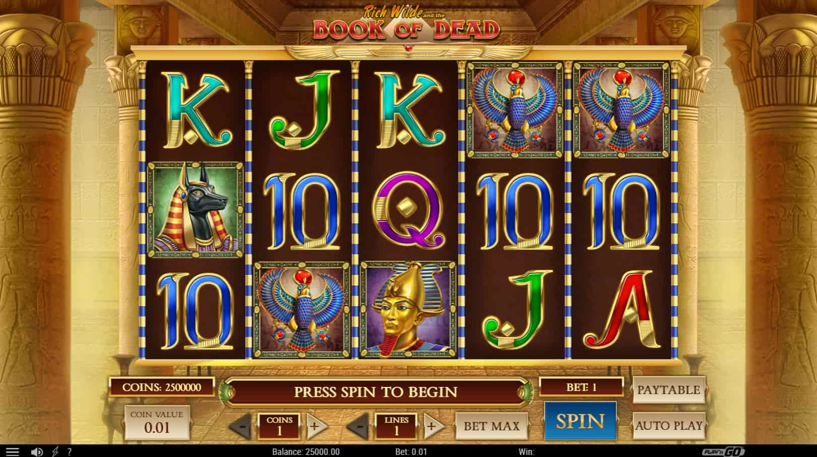 book of dead game grid online slot.