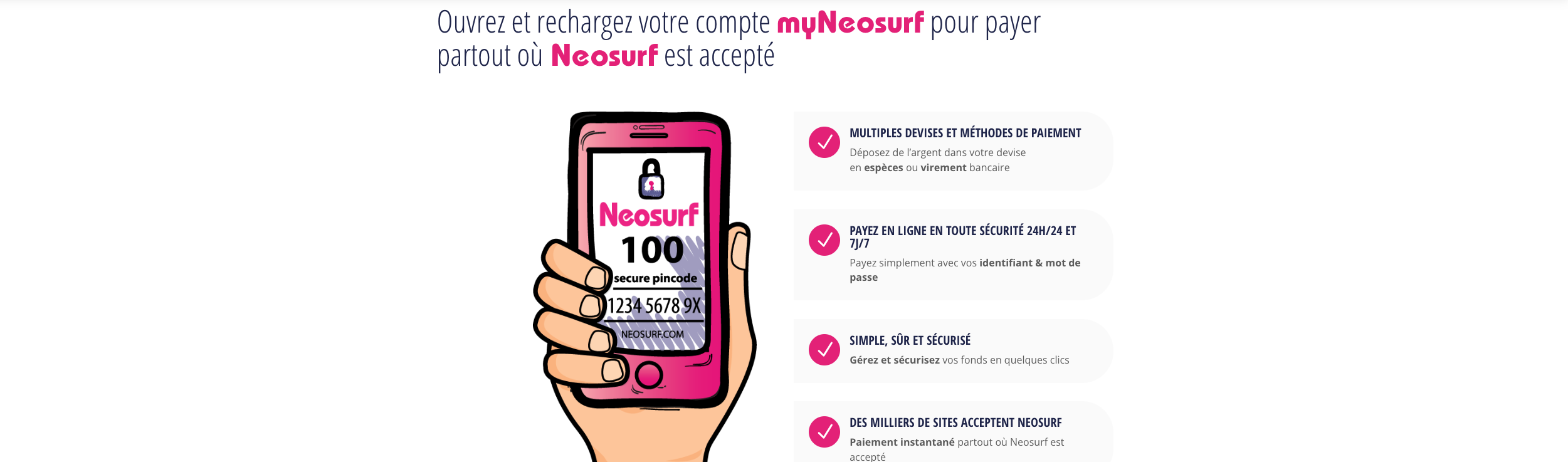 MyNeosurf casino en ligne