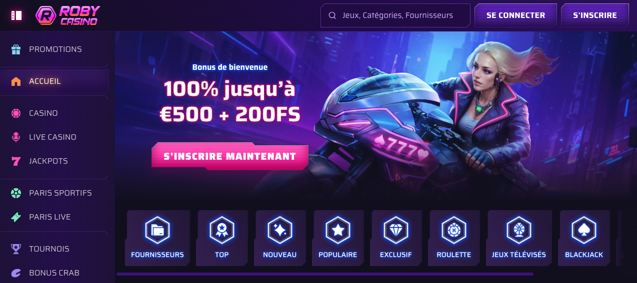 Roby Casino meilleur casino en ligne Québec