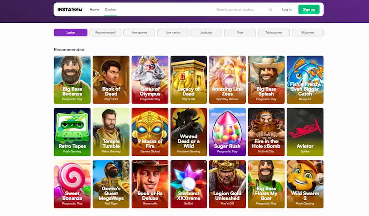 Instaspins safe online casino real money in AU 