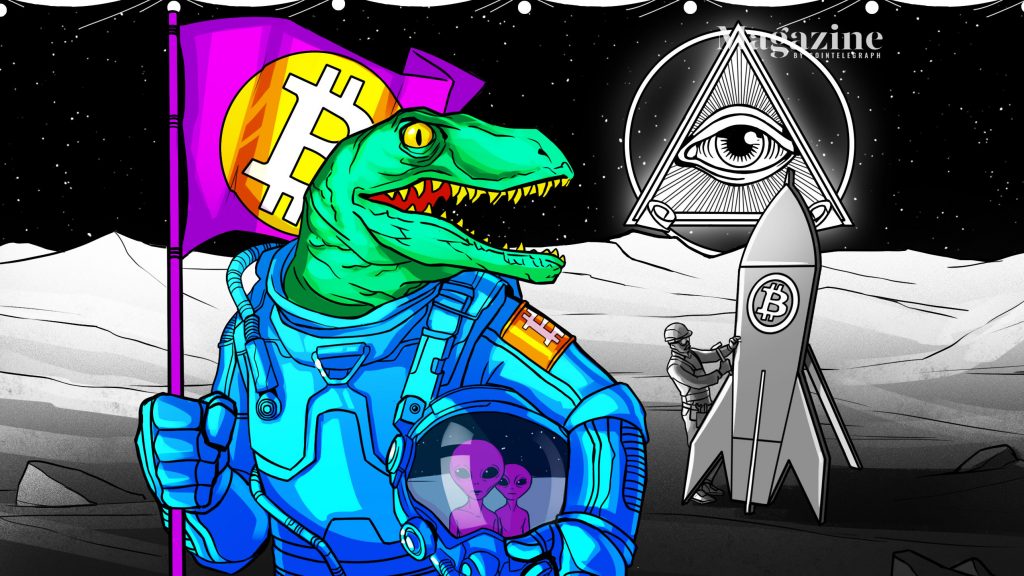 Lizard People erfannen Bitcoin Verschwörungstheorien a Krypto