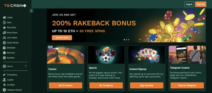 tgcasino poker online