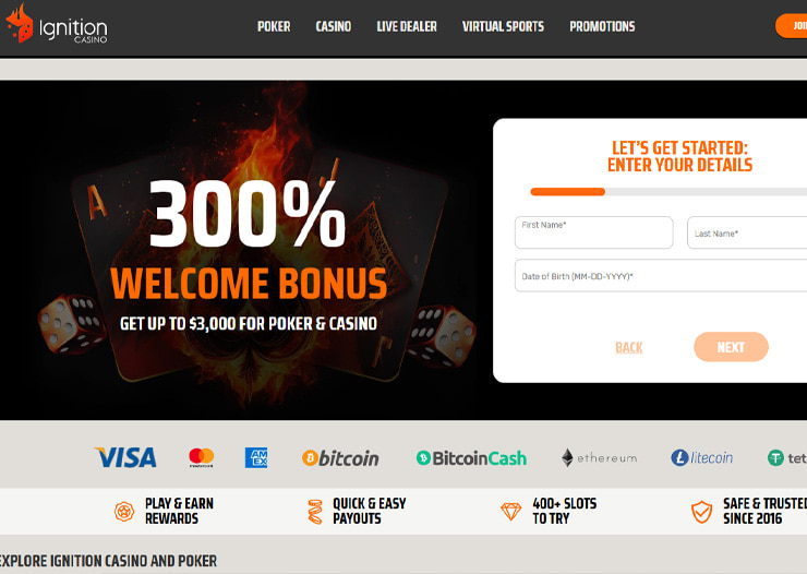 ethereum poker casino ignition welcome bonus 