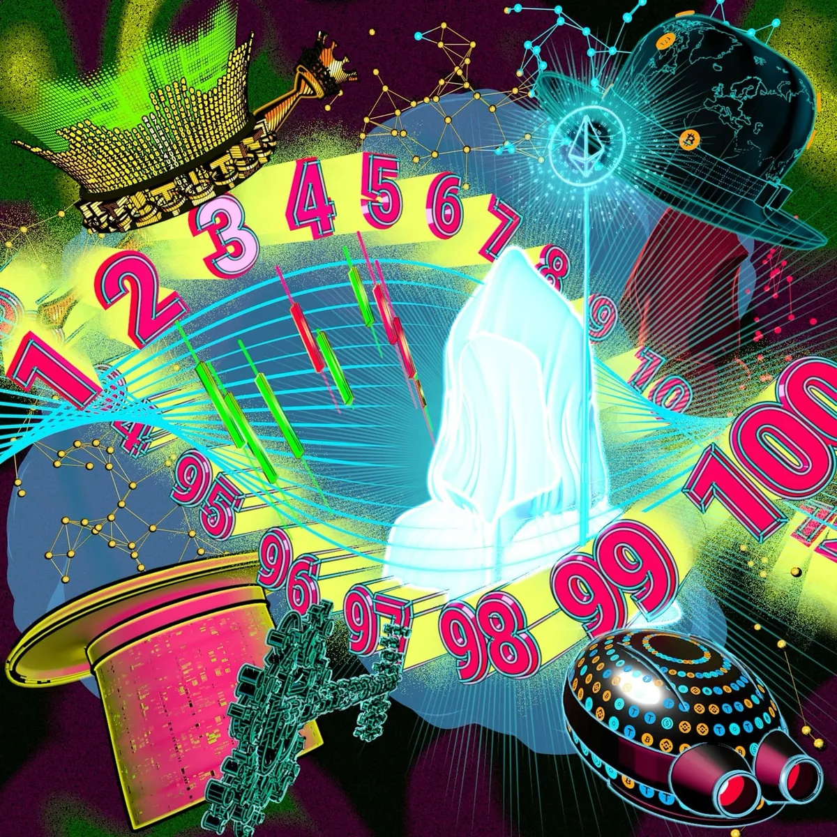 Cointelegraph Top 100 2023 artwork